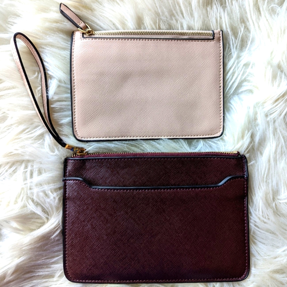 Wristlet with coordinating clutch